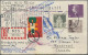 Worldwide Postal Stationery: 1964/1967, Lot Of Twelve Double Cards (3 Belgium, 2 - Collections (with Albums)