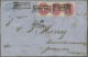 Preußen - Marken Und Briefe: 1855/1867, Partie Von Neun Briefen, Dabei MiNr. 6 M - Other & Unclassified