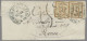 Delcampe - Elsass-Lothringen - Marken Und Briefe: 1871, Partie Von 3 Briefen Mit 5 C. Im Se - Autres & Non Classés