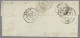 Delcampe - Elsass-Lothringen - Marken Und Briefe: 1871, Partie Von 3 Briefen Mit 5 C. Im Se - Autres & Non Classés
