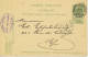 BELGIEN 1906 Wappen 5C Postkarte Mit K1 "BRUXELLES (NORD) / DEPART" Kab.-GA Als Ortskarte Gelaufen, Ank.-Stpl. "BRUXELLE - Sin Clasificación