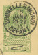 BELGIEN 1906 Wappen 5C Postkarte Mit K1 "BRUXELLES (NORD) / DEPART" Kab.-GA Als Ortskarte Gelaufen, Ank.-Stpl. "BRUXELLE - Ohne Zuordnung