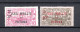Wallis Et Futuna 1924 Old Set Overprinted Stamp (Michel 38/39) Nice MLH - Ongebruikt