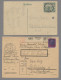 Delcampe - Deutsche Abstimmungsgebiete: Saargebiet: 1920-1944, STEMPELSAMMLUNG, über 800 Be - Lettres & Documents