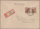 Berlin: 1948/1949, Sechs Belege Mit Schwarzaufdrucken, Dabei Ein Brief Mit 6 Pf - Lettres & Documents