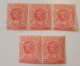 Essay Minerva 5 Timbres (bloc De 2 Timbres + Bloc De 3 Timbres) Dentelés Thos. De La Rue London Typographie Années 1930 - Probe- Und Nachdrucke