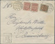Denmark: 1878-1893, Vier Belege, Davon Ein R-Brief Und Drei Ganzsachen Mit Zusat - Other & Unclassified