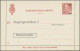 Delcampe - Denmark - Postal Stationery: 1953/1965, Letter Cards For Population Register, Lo - Enteros Postales