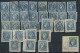 France: 1870/1871, BORDEAUX 20c. Blue, Specialised Assortment/collection Of Appr - Colecciones Completas