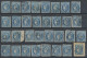 Delcampe - France: 1870/1871, BORDEAUX 20c. Blue, Specialised Assortment/collection Of Appr - Colecciones Completas