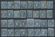 Delcampe - France: 1870/1871, BORDEAUX 20c. Blue, Specialised Assortment/collection Of Appr - Colecciones Completas