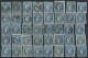 Delcampe - France: 1870/1871, BORDEAUX 20c. Blue, Specialised Assortment/collection Of Appr - Colecciones Completas