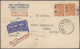 Delcampe - Great Britain: 1905/1957, Lot Of Eleven Covers/cards To Destinations Abroad Show - Lettres & Documents