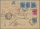 Delcampe - Yugoslavia: 1925-1929, 20 Paketkarten (vier Davon Links Ohne Coupon), Alle Mit F - Covers & Documents
