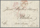 Delcampe - Österreich - Vorphilatelie: 1825-1859, Partie Von 15 Vorphilabriefen Mit Sehr Vi - ...-1850 Préphilatélie