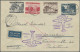 Delcampe - Poland: 1936/1937, Three Airmail Covers To Palestine: (1) Cover 27.X.1936 Lwow-H - Other & Unclassified