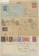 Delcampe - Portugal: 1868-1972, Ringbinder Mit Einer Sammlung Aus Briefen Und Ganzsachen, A - Cartas & Documentos