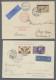 Delcampe - Schweiz: 1855-1950, Ein Sehr Gehaltvolles Lot Von 14 Belegen Ab Zwei Strubel-Fra - Collections