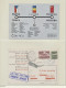 Delcampe - Czechoslowakia: 1919-1955, BELEGE, Sammlung In Leuchtturm-Ringbinder Mit 78 Bele - Cartas & Documentos