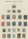 Oversea: 1844-1937 (ca.), Ungebrauchte Und Gestempelte Sammlung In 2 Alten Schau - Sammlungen (im Alben)