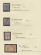 Delcampe - Queensland: 1868-1910 (ca.), Stempelsammlung In 2 Selbstgestalten Alben Mit U.a. - Lettres & Documents