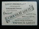CHROMO   CHOCOLAT LOUIT          COUP DE VENT    ( 11 X 7,7  Cms) - Louit