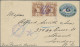 Guatemala - Postal Stationery: 1893/1898, Lot Of Four Commercially Used Envelope - Guatemala