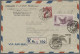 Japan: 1950-51, Two Airmail Covers To Germany Bearing Good Frankings (Mi.No. 495 - Other & Unclassified