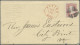 Delcampe - United States: 1864/1883, Group Of Six Covers, E.g. Blue Rimless "BALTIMORE", Bl - Lettres & Documents