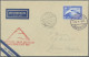 Delcampe - Zeppelin Mail - Germany: 1912-1939, Sammlung Von 52 überwiegend Zeppelinbelegen - Correo Aéreo & Zeppelin