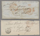 Transatlantikmail: Um 1860, Neun Briefe, Neben USA Auch Puerto Rico, Panama, Ver - Europe (Other)