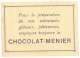 IMAGE CHROMO CHOCOLAT MENIER N° 430 BAS RHIN STRASBOURG PORTAIL DE LA CATHEDRALE ARCHITECTURE RELIGION CROYANCE - Menier