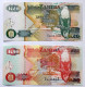 ZAMBIA - 20,50 KWACHA - P 36, P 37 (1992)  - UNC - PCS 2 - BANKNOTES - PAPER MONEY - CARTAMONETA - - Zambie