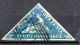 Timbre Cap De Bonne Espérance Papier Azuré - Yt N° 2 - Oblitéré - Année 1853 - Cape Of Good Hope (1853-1904)