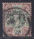 Grande Bretagne - 1887 - 1900  Victoria -    Y&T N °  97  Perforé  BB  Oblitéré - Perfins