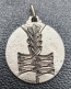 Pendentif Médaille Argent 800 Du Paquebot "m/n Achille Lauro 1° Premio" - Arte