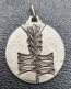 Pendentif Médaille Argent 800 Du Paquebot "m/n Achille Lauro 1° Premio" - Kunst