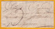 1829 - Double Cursive 47 Pouancé CRAON Sur Enveloppe Pliée Collée Vers Angers, Maine & Loire - Cachet à Date D'arrivée - 1801-1848: Précurseurs XIX