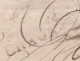 1829 - Double Cursive 47 Pouancé CRAON Sur Enveloppe Pliée Collée Vers Angers, Maine & Loire - Cachet à Date D'arrivée - 1801-1848: Précurseurs XIX