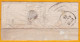 Delcampe - 1829 - Double Cursive 47 Pouancé CRAON Sur Enveloppe Pliée Collée Vers Angers, Maine & Loire - Cachet à Date D'arrivée - 1801-1848: Précurseurs XIX