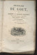 Physiologie Du Gout, Ou Méditations De Gastronomie Transcendante (Ouvrage Théorique, Historique Et à L'ordre Du Jour, Dé - Valérian