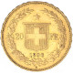 Suisse- 20 Francs Confédération Helvétique 1896 Berne - 20 Franken (gold)