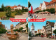 73736699 Guenzburg Schloss Park StrassenCafes Innenstadt Fachwerkhaus Stadttor B - Guenzburg