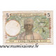 AFRIQUE OCCIDENTALE FRANCAISE - PICK 21 - 5 FRANCS - 12/08/1937 - TB - Other - Africa