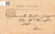 FANTAISIES - 1904 - Mes Meilleurs Souhaits - Une Femme Seule - Carte Postale Ancienne - Otros & Sin Clasificación