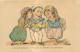 Illustrateur Chagny, Humour Colonial, Comme Au Paradis ..., Marin Et 2 Jeunes Filles - Chagny