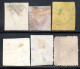 2476. ROMANIA 6 CLASSIC STAMPS LOT. ALL WITH FAULTS - 1858-1880 Fürstentum Moldau