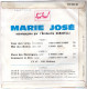 Disque De Marie-José - Tous Mes Vœux - Festival FX 1301 M - France 1962 - Disco & Pop