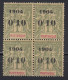 MARTINIQUE - N° 58   - Neuf  **  (MNH)  Gomme D'origine Intacte - Bloc De 4  - TTB - Variété - Autres & Non Classés