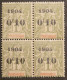 MARTINIQUE - N° 58   - Neuf  **  (MNH)  Gomme D'origine Intacte - Bloc De 4  - TTB - Variété - Otros & Sin Clasificación